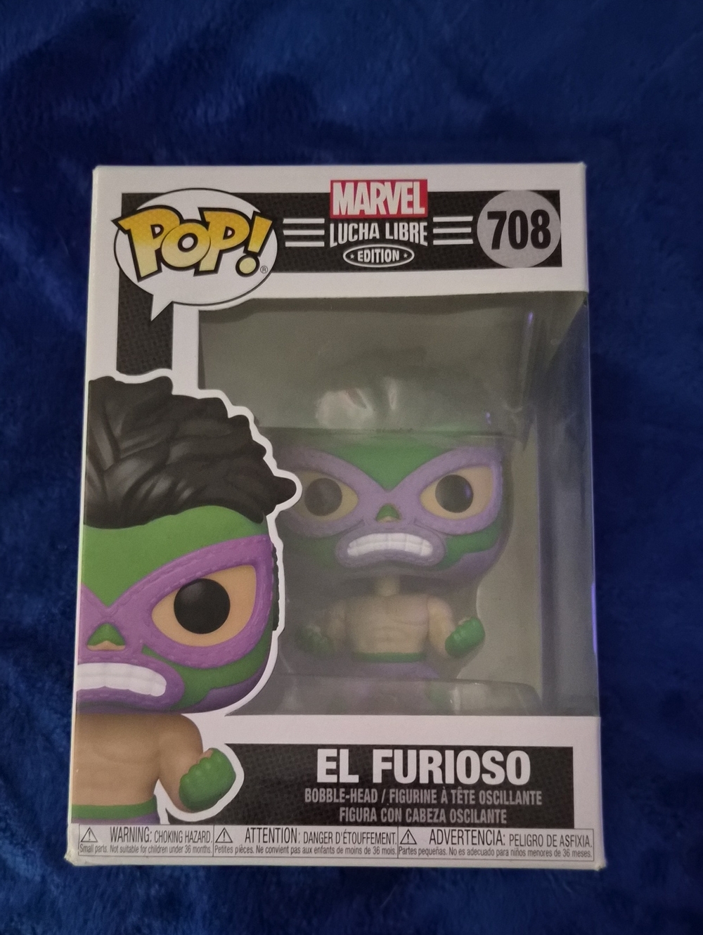 Funko Pop! Marvel Lucha Libre El Furioso - Green & Purple Mask